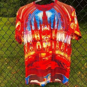 Hudson Outerwear Graphic T-shirt w/ church scene